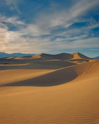Cloudy Desert Landscape paint by numbers