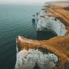 Coastal Cliffs Aerial View painting by numbers