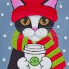 Coffee Cat Painting painting by numbers