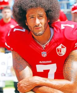 Colin Kaepernick Football Player paint by numbers