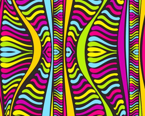 Bright African Colors paint by numbers