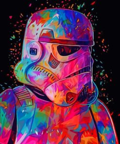 Star Wars Stormtrooper painting by numbers