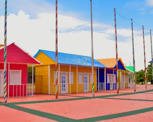 Colorful Apartments paint by numbers