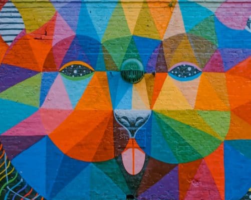 Graffiti On The Wall paint by numbers