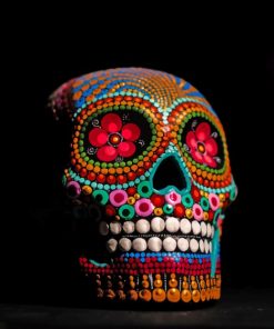 Colorful Skull painting by numbers