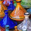 Colorful Tajines painting by numbers