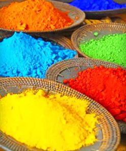 Holi Color Powder paint by numbers