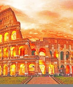 Colosseum painting by numbers