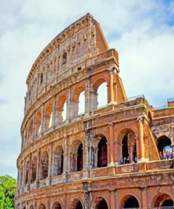 The Colosseum In Rome paint by numbers