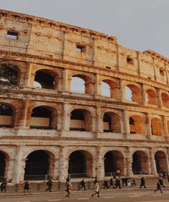 Roman Colosseum Ruin paint by numbers