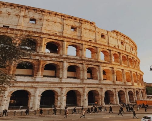 Roman Colosseum Ruin paint by numbers