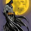 The Super Hero Batman With bats painting by numbers