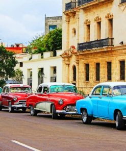 Cuba's Classic Cars paint by numbers