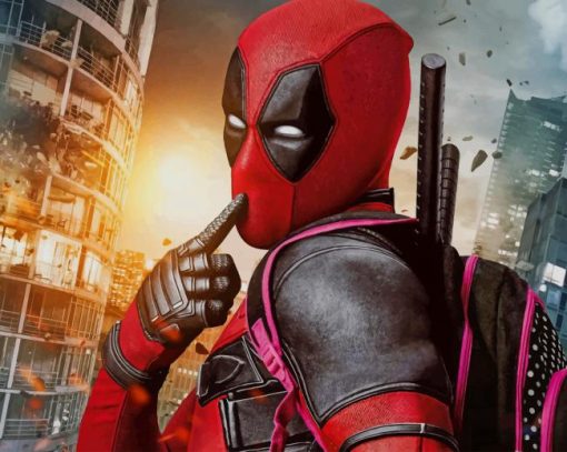 Dead Pool painting by numbers