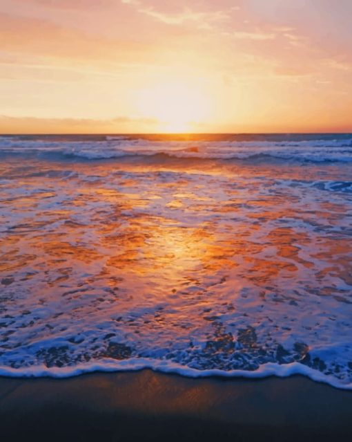 Depression Sunset painting by numbers