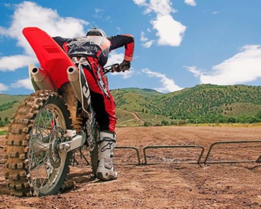 Dirt Bike paint by numbers
