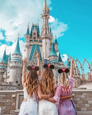 Disney Land painting by numbers