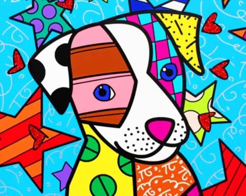 Dog Colors painting by numbers