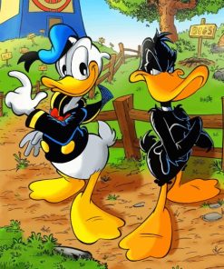 Donald And Duff paint by numbers