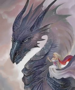 A Dragon And A Lady paint by numbers