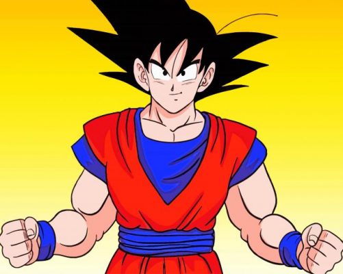 Dragon Ball painting by numbers