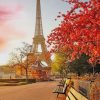 Fall Colors In Paris painting by numbers