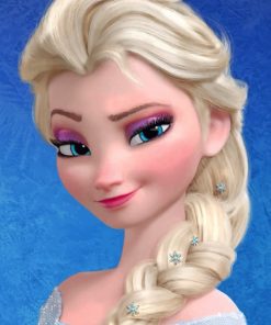 Princess Frozen Elsa painting by numbers