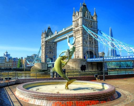 England Tower Bridge painting by numbers