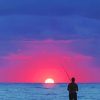 Fisherman At Sunset paint by numbers