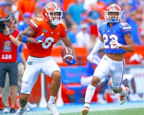 Florida Gators Team In The Play Court paint by numbers