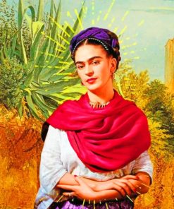 Frida Kahlo paint by numbers