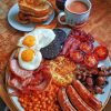 Full English Breakfast painting by numbers