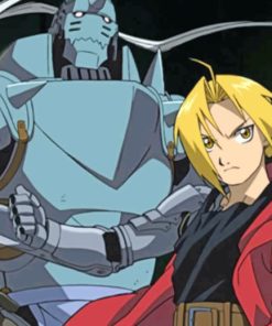 Edward And Alphonse Elric paint by numbers