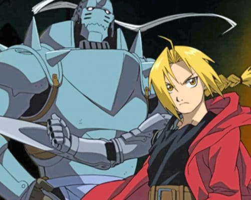 Edward And Alphonse Elric paint by numbers