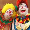 Funny Clowns painting by numbers