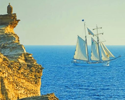 Galleon Ship On Sea painting by numbers