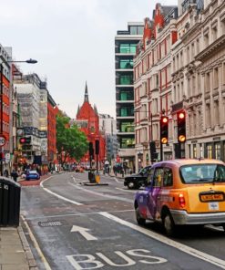 England Street painting by numbers