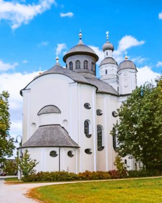 German Parish Church paint by numbers