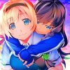 Anime Girls Cuddling painting by numbers