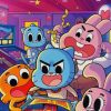 Gumball's Characters painting by numbers