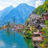 Hallstatt Austria painting by numbers