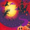 Happy Halloween paint by numbers