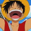 Happy Luffy Anime painting by numbers