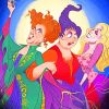 Hocus Pocus Cartoon paint by numbers