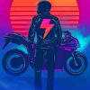 Art Biker painting by numbers