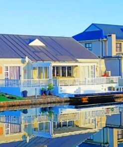 Reflection Of A House In The Water paint by numbers