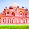 Humayuns Tomb Delhi paint by numbers