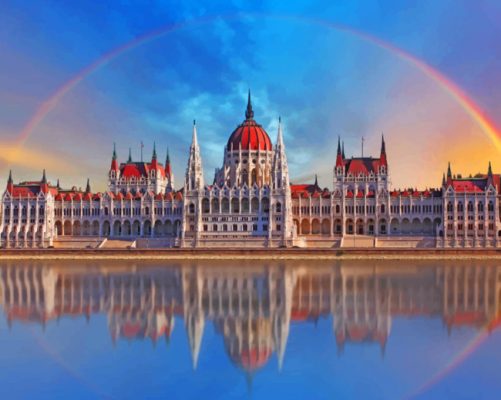 Hungarian Parliament paint by numbers