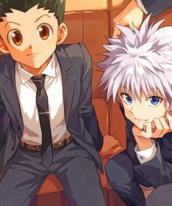 Hunter X Hunter Anime Characters painting by numbers