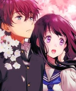 Hyouka Chitanda And Oreki painting by numbers